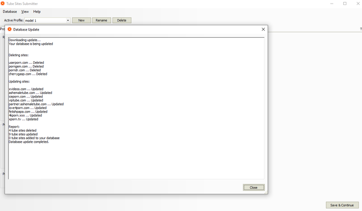 Quick Tip #001 – Keep Your Tube Sites Database Up to Date